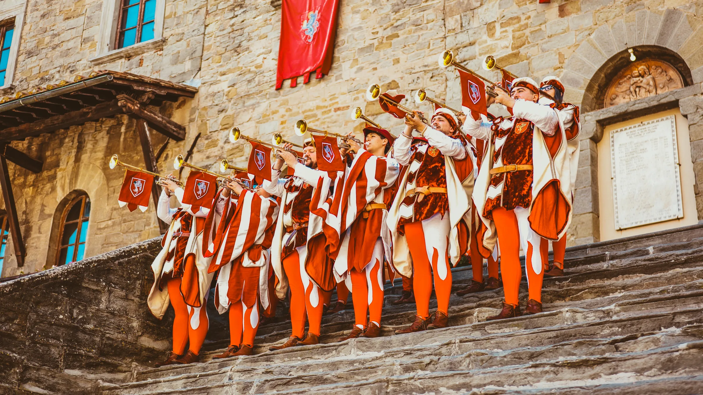 Figuranti in costume storico