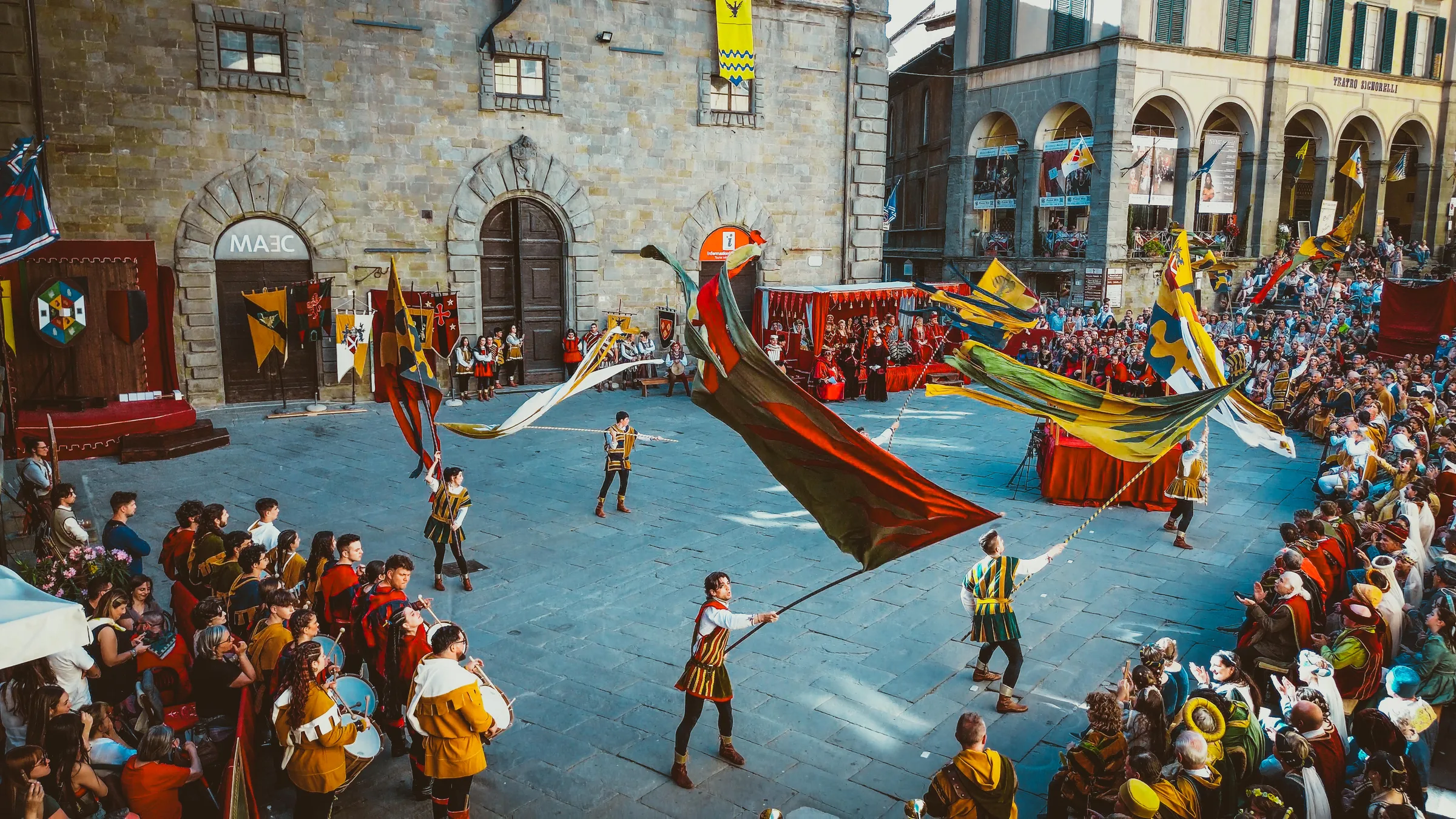 Rievocazione storica in piazza